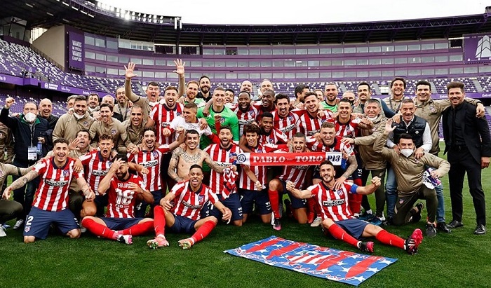 Atletico Madrid chính thức vô địch La Liga 2020/21